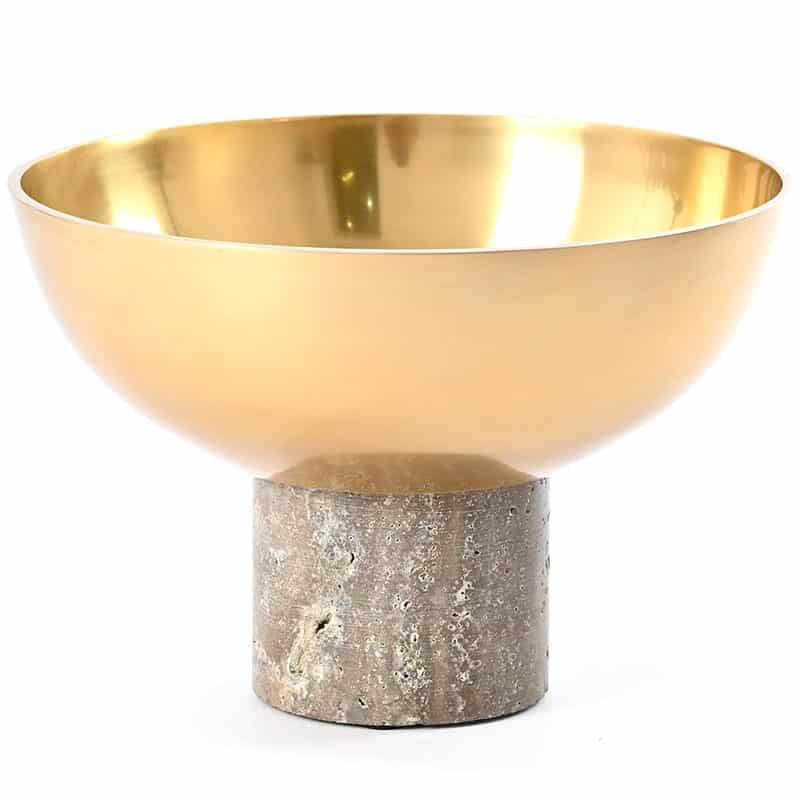 Brass Bowl on Marble Base