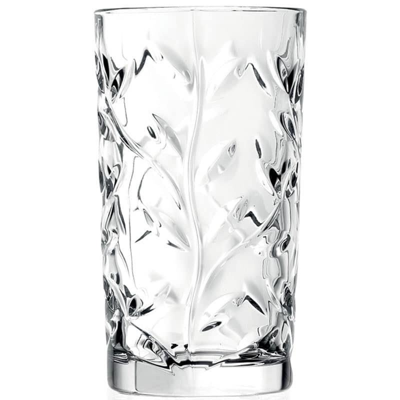 Crystal Leaf Highball, Set of 6