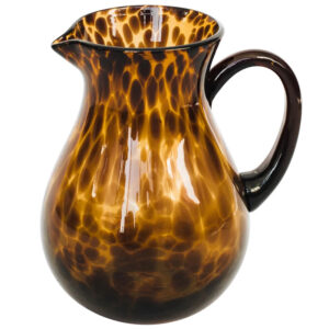 Glass Tortoiseshell Jug