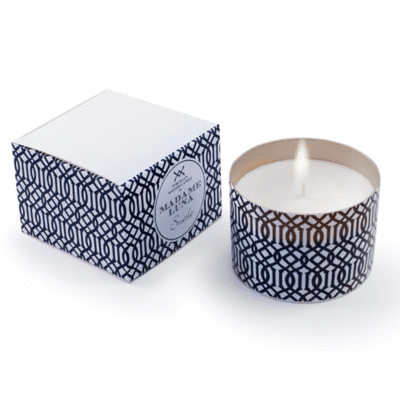 Geometric Porcelain Candle