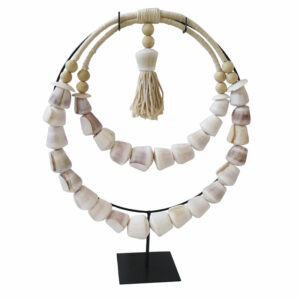 Double Ring Tribal Necklace