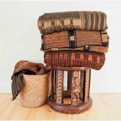 Metallic Bogolan Lounge Throw