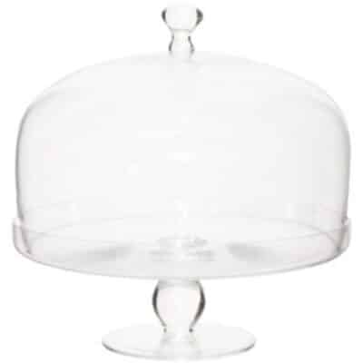 Glass Dome on Footed Stand