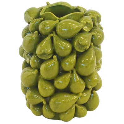 Tall Green Fig Vase