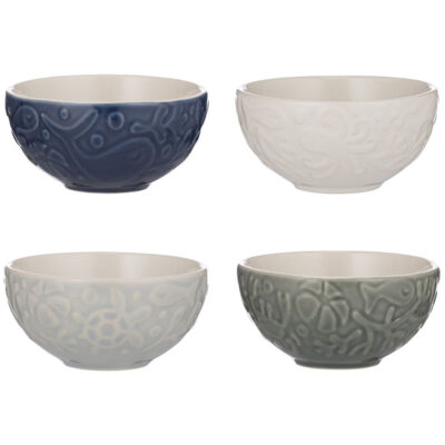 Nautical Prep Bowls, Set of 4