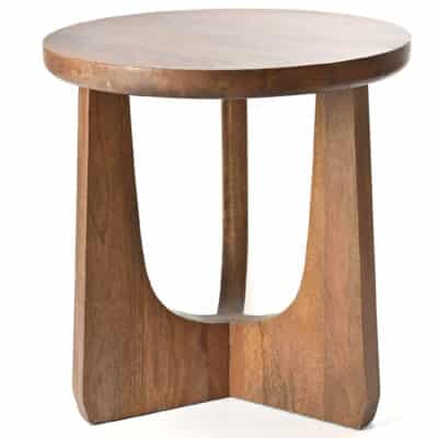 Wooden Tripod Side Table